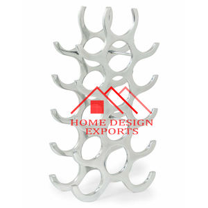 Dernière feuille cerf cerf porte-bouteille de vin pour décor de fête de bière haute qualité métal aluminium cerf cerf porte-bouteille pour mariage - Product Image 3