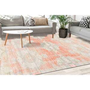 Alfombra Impresa en 3D, Diseño Turco, Antideslizante, Redonda, Estilo Boho, Alfombra de Chenilla - Product Image 1