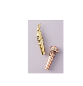 Artistic metal bottle <b>stopper</b> with handcrafted detailing adds charm to your <b>wine</b> serving experience - Product Image 1