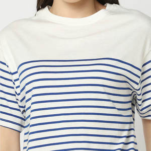 Bajo MOQ diseño personalizado ligero tamaño adulto mujeres camiseta ajuste cómodo Color sólido mujeres transpirable camiseta - Product Image 4