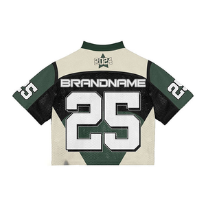 T-shirt ample en tissu tricoté pour homme, logo personnalisé, vente en gros, streetwear, style décontracté, livraison rapide, OEM - Product Image 6