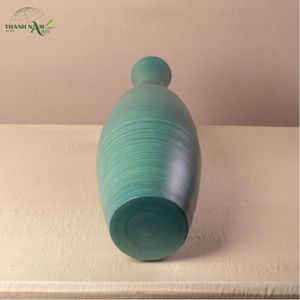 Jarrón Alto de Bambú Enrollado Hecho a Mano, Estilo Art Deco, Ecológico, Decoración para Mesa del Hogar - Product Image 3