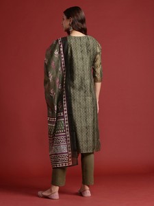 Kurta regular estampado con pantalones y Dupatta - Product Image 6