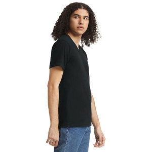 Camiseta ligera de verano transpirable con cuello en V CVC Unisex de alta calidad - Product Image 6