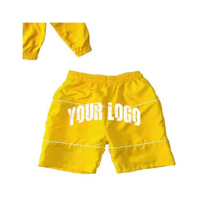 Conjunto corto de verano de calidad superior para hombre, cortavientos de poliéster de nailon de secado rápido transpirable, ecológico, superventas, estampado - Product Image 3