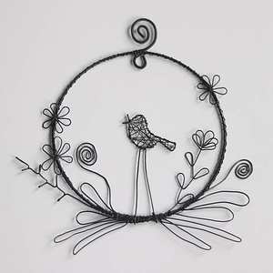 Adorno Navideño Colgante de Hierro Forjado Hecho a Mano de Alta Calidad en Color Negro con Diseño Personalizado para Decoración Navideña del Hogar - Product Image 5