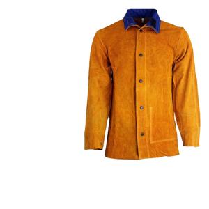 Chaqueta de Soldador Ignífuga, Chaqueta de Soldadura de Cuero Vacuno Resistente a las Llamas, Chaqueta de Soldadura de Cuero FR - Product Image 2