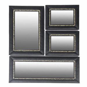 Espejo Decorativo Rectangular con Marco de Aluminio para Hogar y Baño - Product Image 1