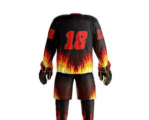 Produits très vendus Uniforme de hockey sur glace d'hiver Ensemble d'uniformes de hockey sur glace entièrement personnalisés - Product Image 3