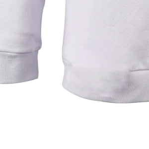 Sudadera de punto de algodón lavado liso para hombre 2026, con bordado y cuello redondo, estilo casual - Product Image 5