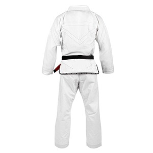 Nueva llegada blanco Jiu Jitsu Kimonos BJJ Gi artes marciales uniforme bordado personalizado hecho algodón Jiu Jitsu Gis/ BJJ Gi's - Product Image 4