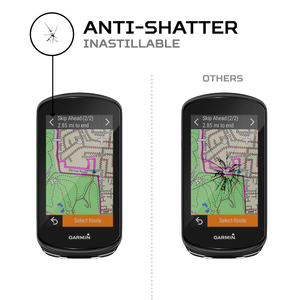 ANTISHOCK การ์มิน เอดจ์ 1030 พลัสฟิล์มกันรอยหน้าจอ ฝาครอบป้องกันระดับพรีเมียมสำหรับคอมพิวเตอร์จักรยานของคุณ - Product Image 5