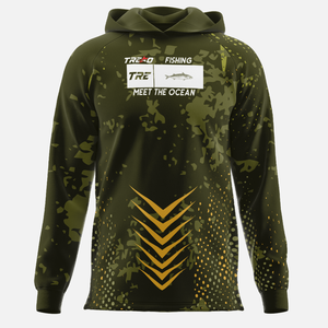 Sudadera con Capucha de Pesca Personalizada con Logotipo, Manga Larga, Forro de Punto, Diseño a Cuadros, Sublimación, Impermeable, Protección Solar UPF50+ - Product Image 1