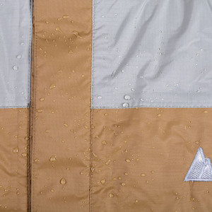 Ensemble de vêtements d'extérieur pour homme, imperméable en gris/marron résistant, tailles M/L - Product Image 4