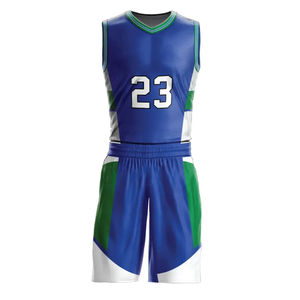 Ensemble de maillots de basket-ball réversibles personnalisés pour hommes Derniers modèles Vêtements de sport imprimés Meilleur uniforme d'entraînement avec logo en gros - Product Image 1
