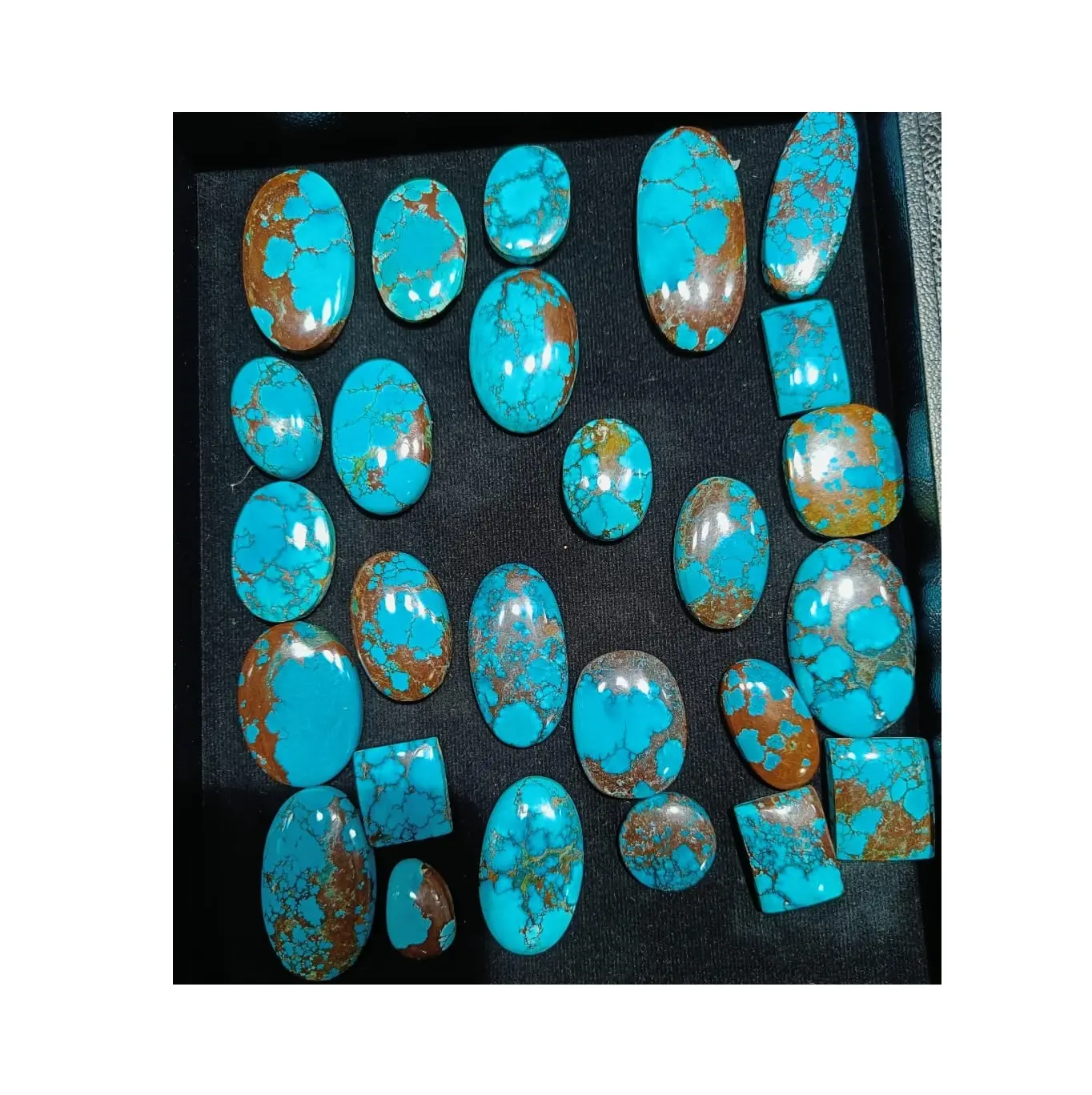 Alta demanda Turquesa Firoza Cabochon Mix Shape Gemstones para joyería Fabricación disponible a granel