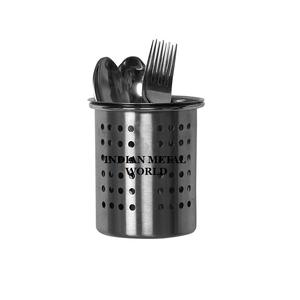 Hogar moderno Hotel Restaurante Utensilio Cubiertos Titular Oro Metal Hierro Tenedor Cuchillo Cuchara Cubiertos Utensilio Titular - Product Image 4