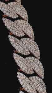 Best Quality <b>VVS</b> Moissanite <b>Diamond</b> Cuban Link <b>Chain</b> for Parties Weddings Anniversaries Gifts; Stylish Hip Hop ICed Men's - Product Image 2