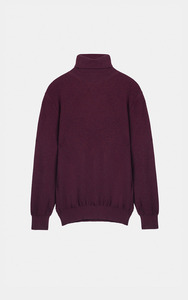 Pull en cachemire de luxe automne-hiver pour homme et femme, col en V, épaules tombantes, coupe ample, logo frontal personnalisable - Product Image 3