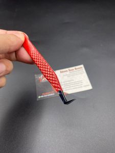 Pince à cils professionnelle en acier inoxydable japonais de haute qualité à 90 degrés Slim Boot pince à épiler d'extension de cils testée à la main - Product Image 5