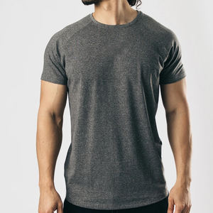 Camisetas sólidas elásticas con cuello redondo de algodón de verano de alta calidad, ropa de calle informal para hombres y camisetas de polo geniales - Product Image 1