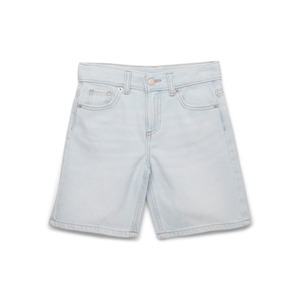 Vente chaude 100% coton couleur blanche femmes Denim court avec Style droit, short pour femmes Logo personnalisé avec haute qualité Premium - Product Image 1