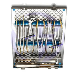 Kit de Extracción Dental Atraumática, Instrumentos Quirúrgicos Manuales para una Limpieza Dental sin Dolor y Obturación, Gran Venta - Product Image 1