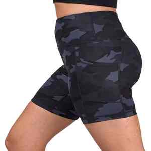 Vêtements de sport UNIQUE pour femmes, short de cycliste à taille haute et à effet push-up, tissu personnalisé, séchage rapide, respirant, écologique - Product Image 3