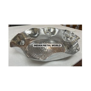 Bol de service de bonbons au chocolat en acier inoxydable en métal de qualité supérieure pour le service d'hôtel bol de restauration par Indian Metal World - Product Image 2