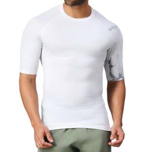 T-shirt de sport OEM pour homme, coupe classique tendance, 100% coton respirant, vêtements de sport athlétiques - Product Image 5