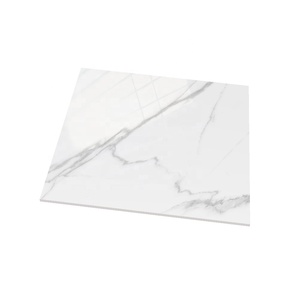 Moderno elegante sala de estar 600*600mm nuevo Calacatta Bianco azulejos de porcelana brillante pared suelo Fondo azulejo estilo contemporáneo - Product Image 2