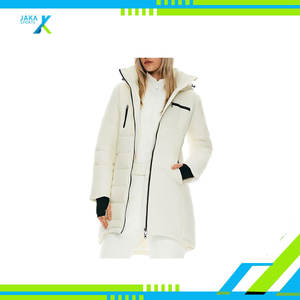 Chaqueta Larga Acolchada de Punto para Mujer, Cálida, con Capucha, Ajustada, Transpirable, Informal, a la Moda, para Clima Frío - Product Image 3