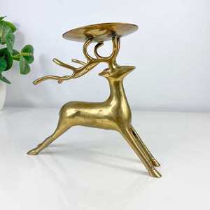 Venta caliente con precio razonable Artesanías Hermosa figura de mesa de Reno de latón Calidad de exportación antigua con alta calidad - Product Image 3