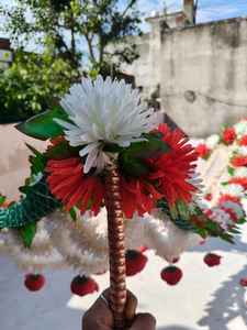 Indian/Punjabi/<b>Pakistani</b>/Arabic Wedding Bridal Entry <b>Chadar</b>, Traditional Phoolon Ki <b>Chadar</b> For Dulhan Welcome,Haldi Entry <b>Chadar</b> - Product Image 4