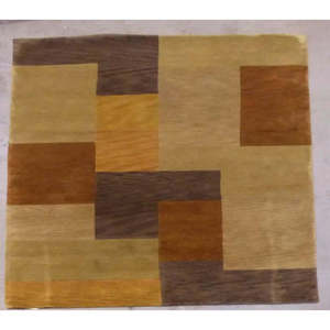 Alfombra india de diseño moderno única en su tipo, de 5'0 x 8'0 - Product Image 1