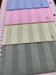 เสื้อเชิ้ตผ้าฝ้ายลาย GIZA สำหรับผู้ชายและผู้หญิงความกว้าง58 - Product Image 4