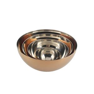 Revêtement PVD, grand saladier en métal, ensemble de bols de service et de mélange multifonction en acier inoxydable - Product Image 5