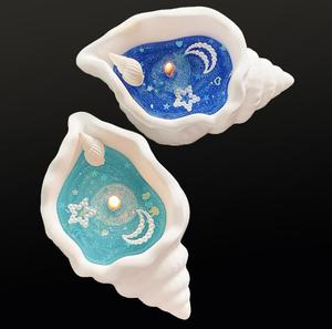 Juego de regalo de velas aromáticas creativas con forma de concha, muy vendido, hecho a mano. - Product Image 6