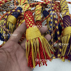 Cordón de Bugle Trenzado Ecológico con Diseño Ceremonial Nuevo 2025, Color Personalizado, Alta Calidad, Precios Razonables para Prendas - Product Image 5