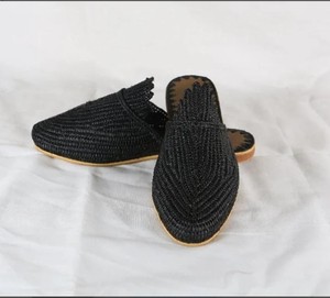 Moroccan Handmade <b>Shoes</b> Made of Natural Raffia Moroccan <b>Shoes</b> Handmade Raffia , Gift Idea - Product Image 2