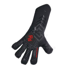 Gants de gardien de but de haute qualité en latex, protection des doigts, fermeture à boucle et crochet antidérapante, Mega Grip, adultes - Conception professionnelle - Product Image 3