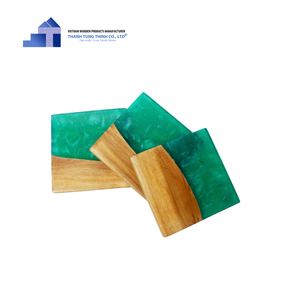 Artículo caliente 2025, posavasos de madera personalizado duradero y ecológico, molde de posavasos de resina para utensilios de cocina de Vietnam al por mayor - Product Image 6