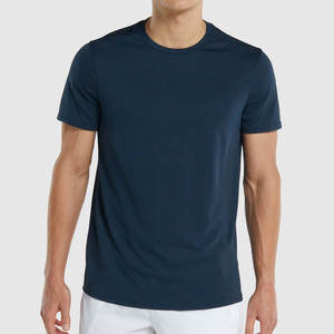 2023 venta al por mayor hombres 100% algodón camiseta de manga corta impresa cuello redondo Color sólido ecológico secado rápido logotipo personalizado para - Product Image 1