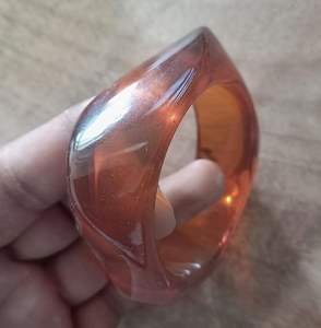 UnfoldSelf Handcrafted Woven Resin Luxury Non-Toxic Customizable Waterproof Fashion Statement Wedding Bracelet Set for - Product Image 1