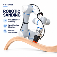 Bras robotique collaboratif Cobot multi-articulations pour la collaboration humain-machine, avec effector final et préhenseur pour les lignes d'assemblage, d'inspection et de manutention