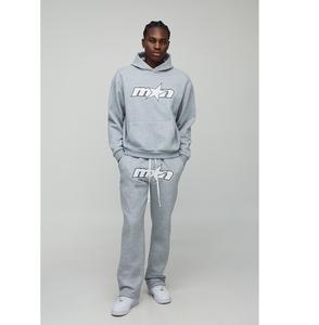 Conjunto Deportivo Urbano de Moda para Hombre, Otoño, Sudadera con Capucha Extra Grande, Pantalones Jogger, Dos Piezas, Logotipo Personalizado OEM, Casual, Transpirable - Product Image 1