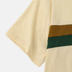 T-shirt personnalisé pour homme, logo design, 100% coton, streetwear, motif tricoté, type lettre, manches courtes, col rond, séchage rapide, respirant - Product Image 4