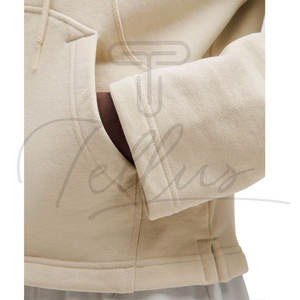 Nouveau design tendance, sweat-shirts d'hiver pour femmes, couleur unie, pull en polaire, personnalisable à l'avant, bonne qualité, prix - Product Image 5