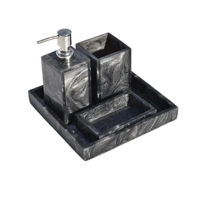 Artesanías personalizadas Juego de baño de resina epoxi más vendido último diseño precio asequible Mejores Regalos usados - Product Image 1