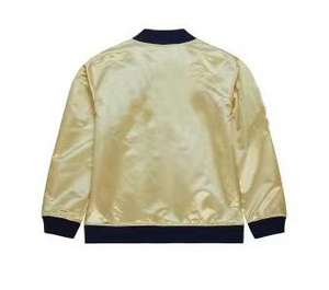 Personalizado Varsity bordado acolchado forrado hombres personalizado béisbol Bomber Varsity chaqueta de satén para hombres - Product Image 4